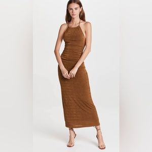 Significant Other Texas Dress Bronze Halter sz 6